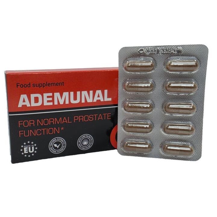 Récipients et capsules adémunaux.